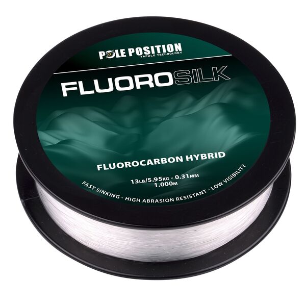 Pole Position Fluorosilk Hybrid Fluorocarbon Línea de Pesca 1000m