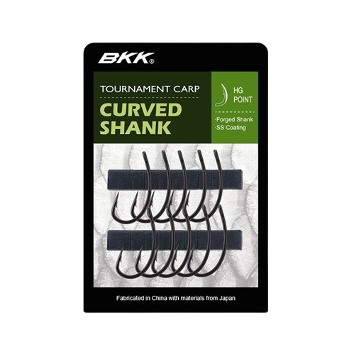 BKK Curved Shank Anzuelo para Carpas (10 pzas.)