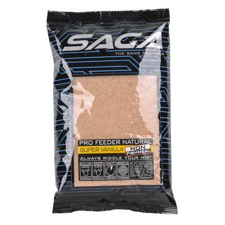 SAGA Pro Feeder Natural, Super Vanilla Cebo (1kg)