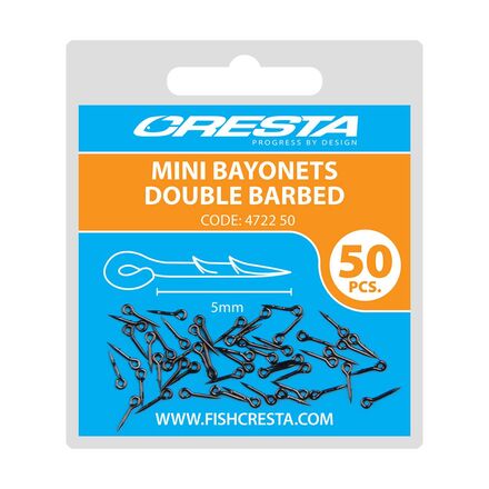 Cresta Mini Bayonets Double Barbed (50 pzas.)