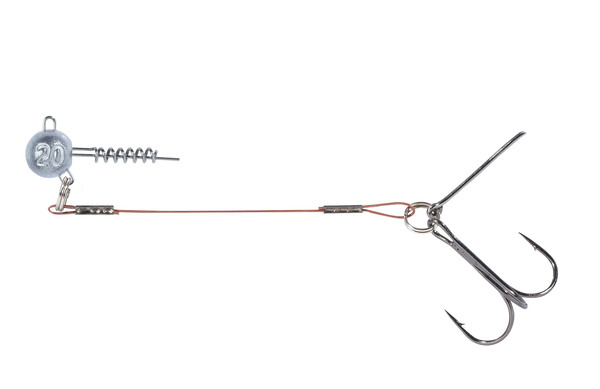 Balzer Pike Rig + Screw Jighead 7,5cm