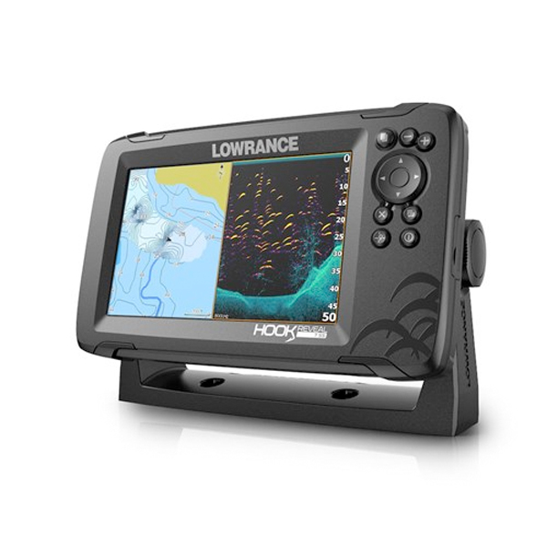 Lowrance HOOK Reveal 83/200 HDI Fishfinder - Lowrance HOOK Reveal 7