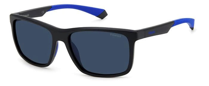 Polaroid PLD 7043/S Gafas de Sol para Pesca - Negro/Azul/Azul