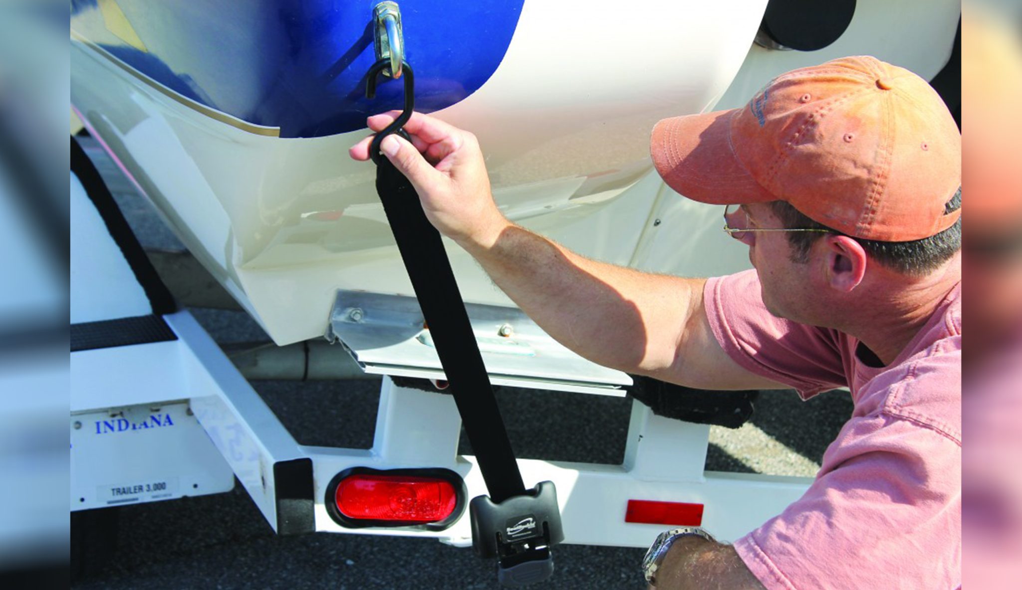 Boatbuckle SS Retractable Transom Tie-Down Correas de amarre para embarcación (2 pzas.)