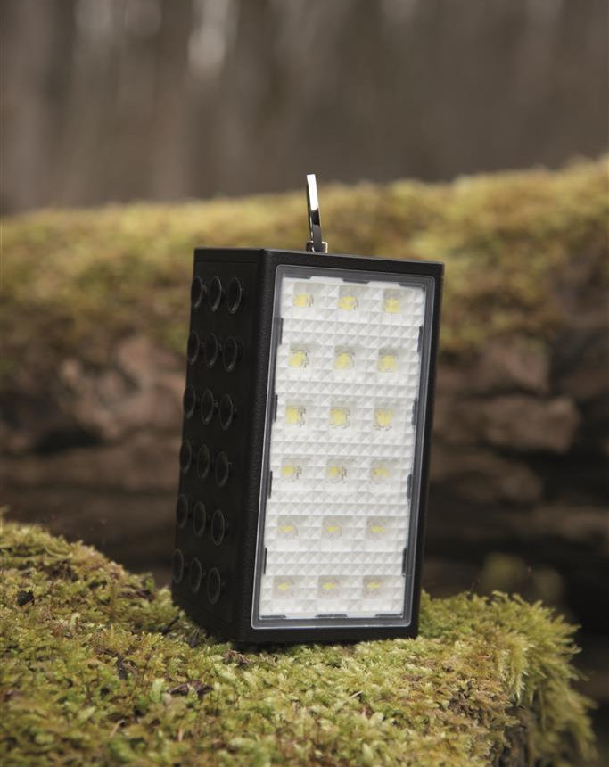 DÖRR Banco de Energía Solar con Luz LED SL-10600 negro, carga via USB o energía solar