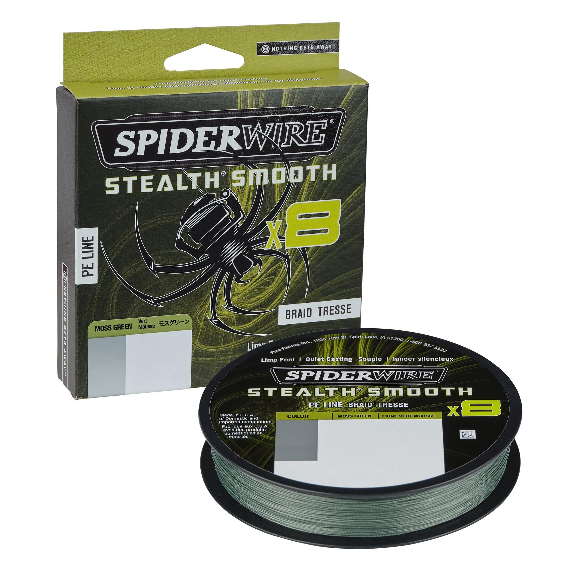 Spiderwire Stealth Smooth 8 Moss Green Línea Trenzada (150m)