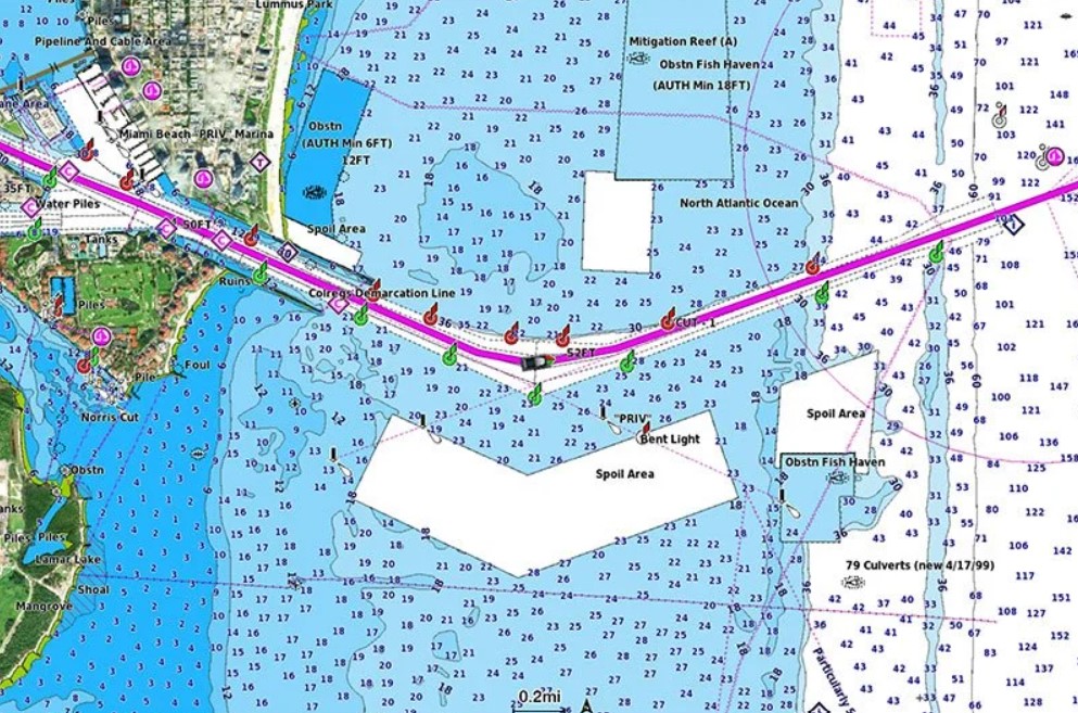 Navionics Vision+ Carta Náutica del Benelux y Alemania Occidental