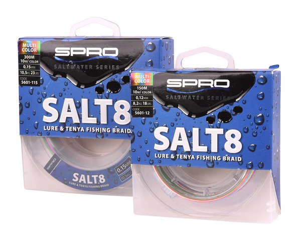 Spro Salt8 Multicolor Línea Trenzada 150m