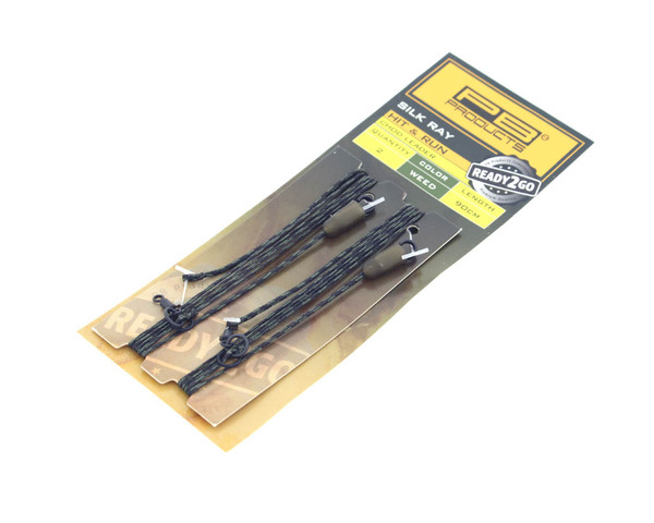 PB Products Ready2Go Silk Ray Hit & Run Chod Líder 90cm (2 piezas)