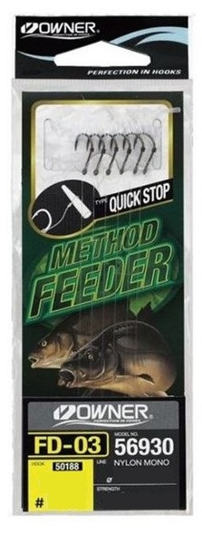 Owner 56930-FD03 QuickSt Feeder Bajo de Línea (10cm) (6 piezas)