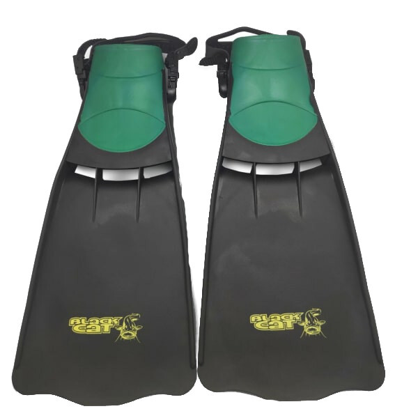 Black Cat Belly Boat Fins Flippers