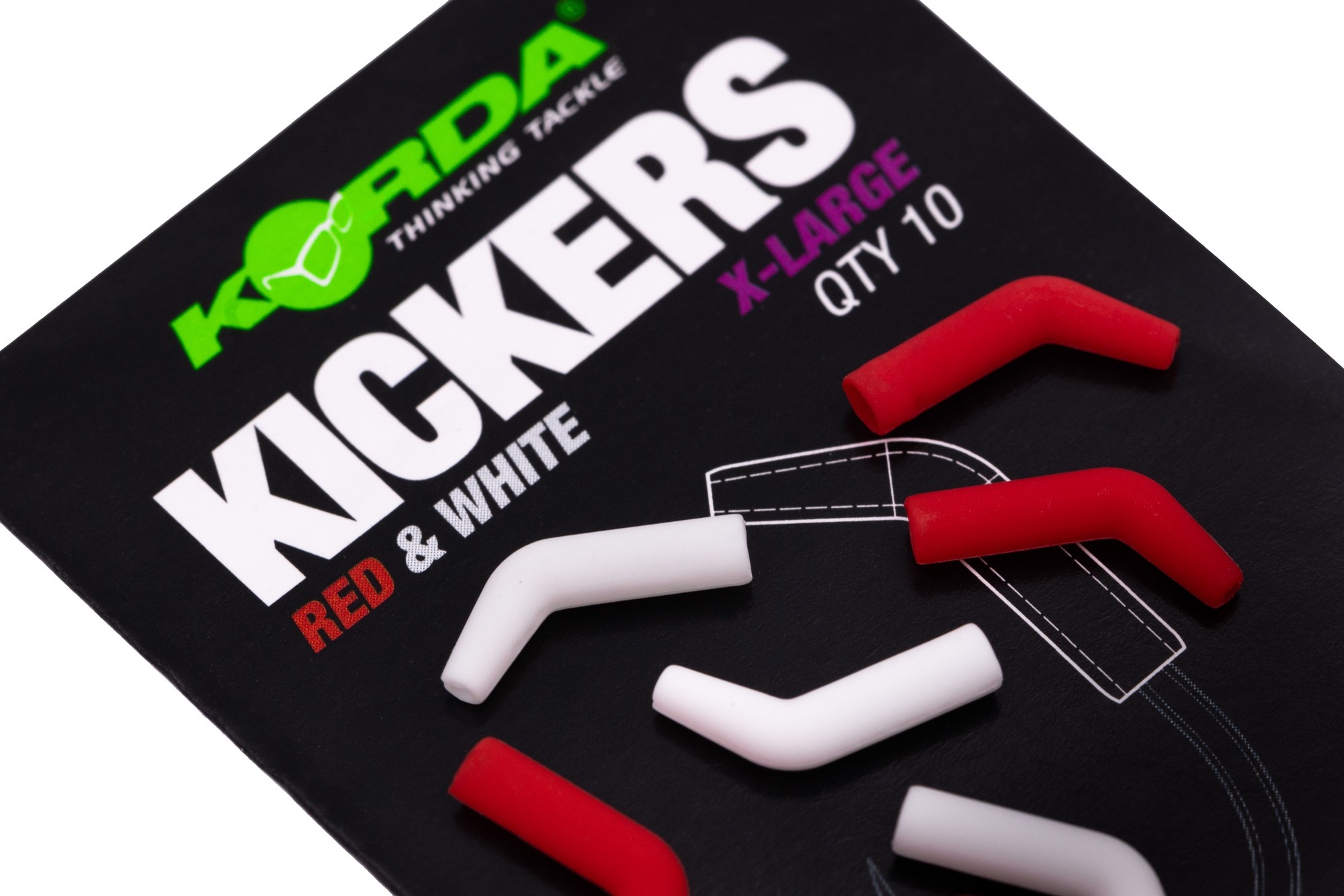 Korda Kickers Red/White