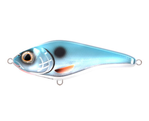 Spro The Rapper 128 SLS Jerkbait - UV Bluefish