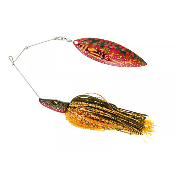 Molix Pike Spinnerbait - Single Willow Red Tiger