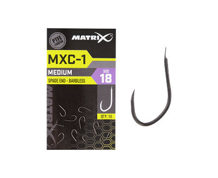 Matrix MXC-1 Barbless Spade End Anzuelo para Pez Blanco (10st)