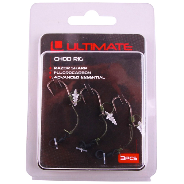 Ultimate Set de Arreglos para Carpa Complete (23 arreglos!) - Ultimate Short Chod Rig