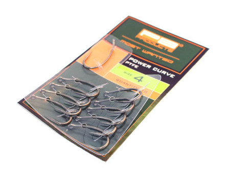 PB Products Power Curve Hook PTFE Barbed (10 piezas)