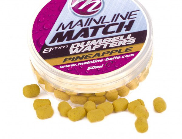 Mainline Match Dumbell Wafters (8mm) - Pineapple