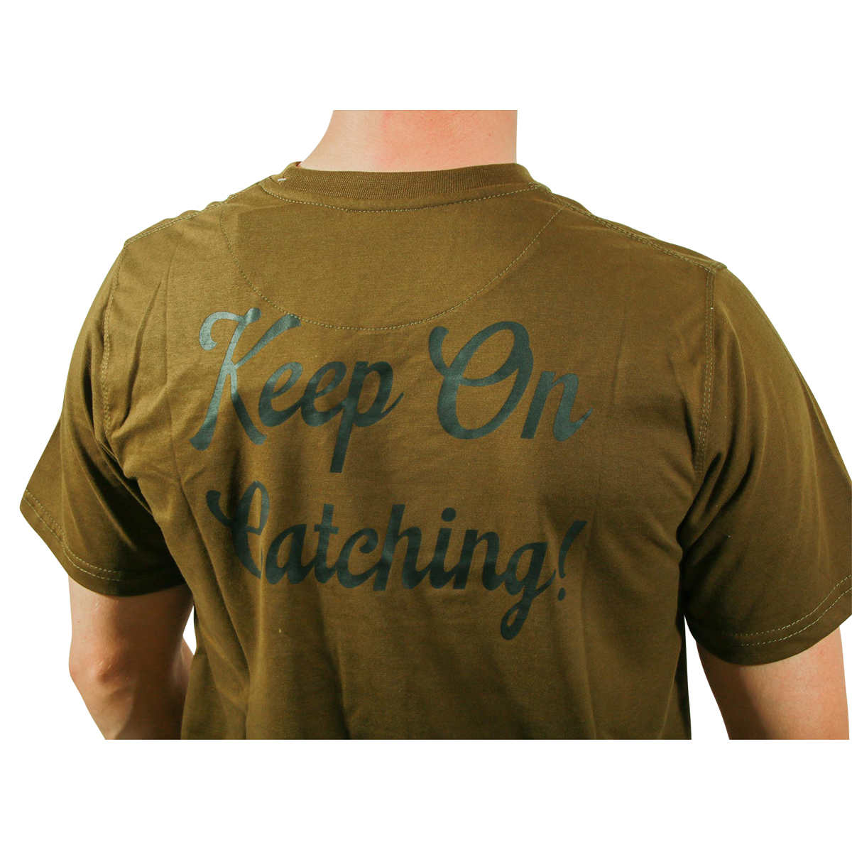 Tactic Carp T-shirt 'Keep on Catching' Green