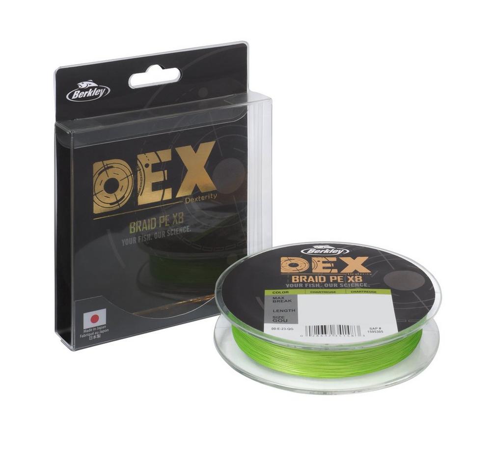 Berkley Dex X8 Pe Línea Trenzada Chartreuse (150 m)