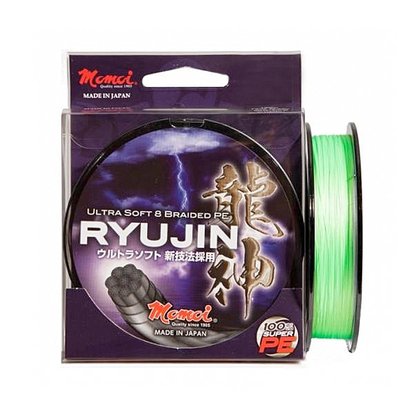 Momoi PE RYUJIN Lime Green Línea trenzada 130 m