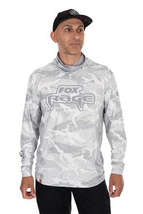 Fox Rage UV Hooded Light Cam Top Hoodie