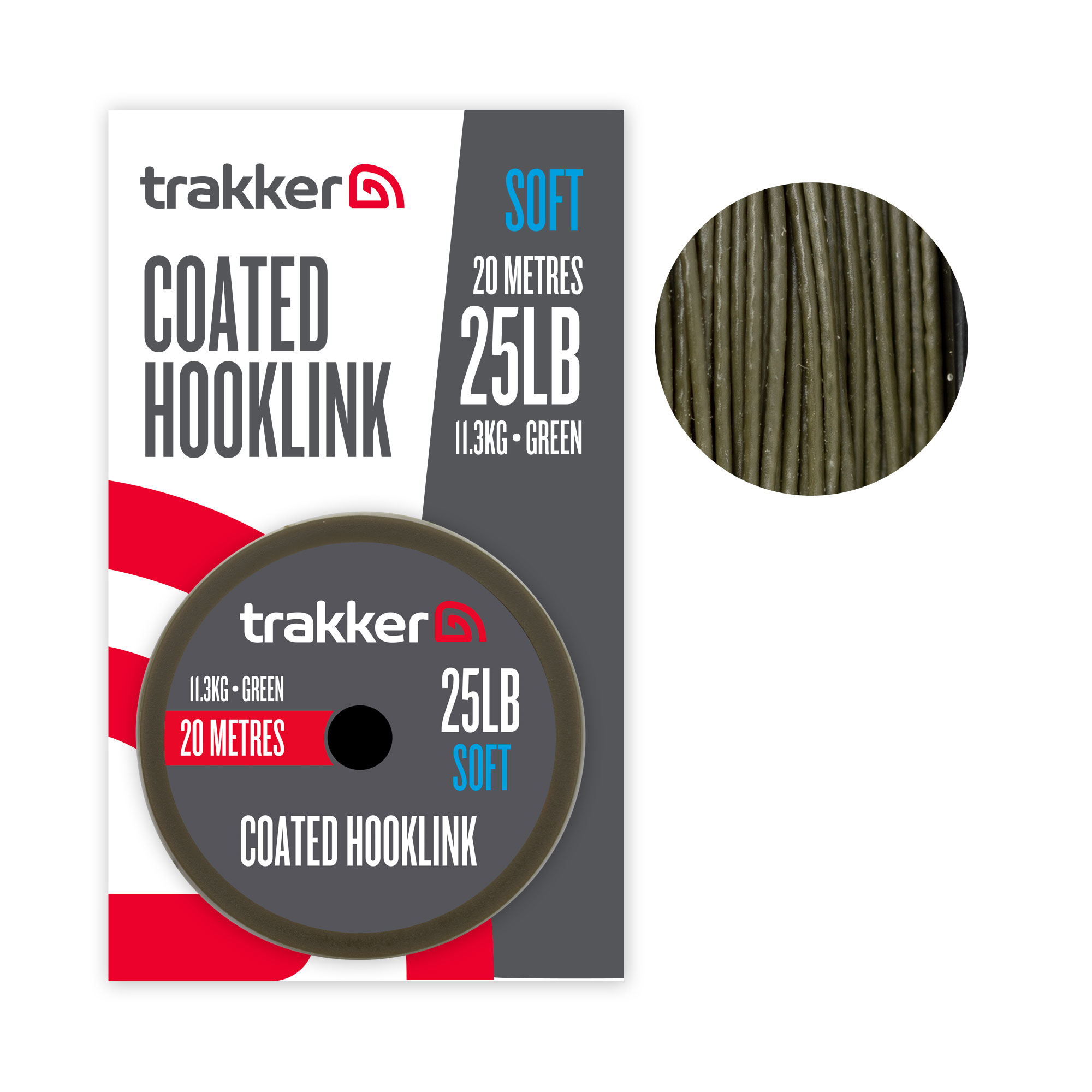 Trakker Soft Coated Hooklink (20m)