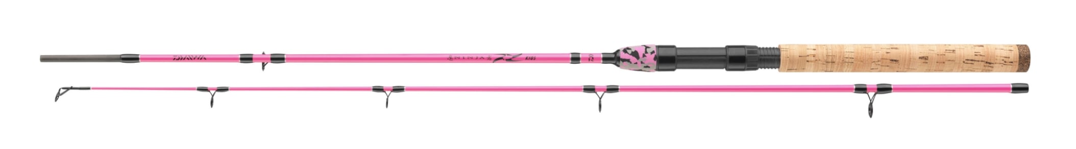 Daiwa Ninja X Spin Caña para Niño 2024 - Rosa