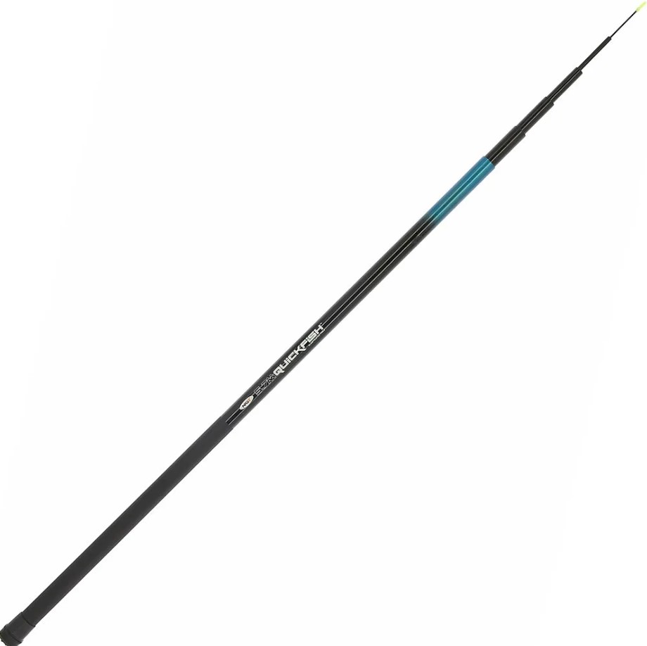 NGT Quickfish Combo Caña Fija Elástica 5.7 m (con aparejo y desenganchador)