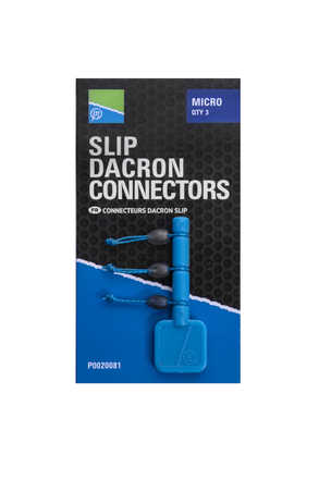 Preston Slip Dacron Elastic Connector (3 pcs)