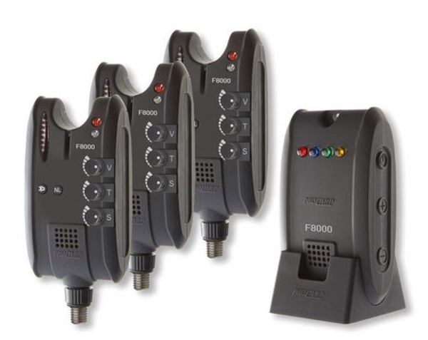 Cormoran Pro Carp F-8000 Wireless Bite Indicator Set 3+1 (excl. baterías)