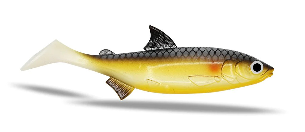 FishingGhost Renky Shad 15cm 38g (2 piezas) - Rudd