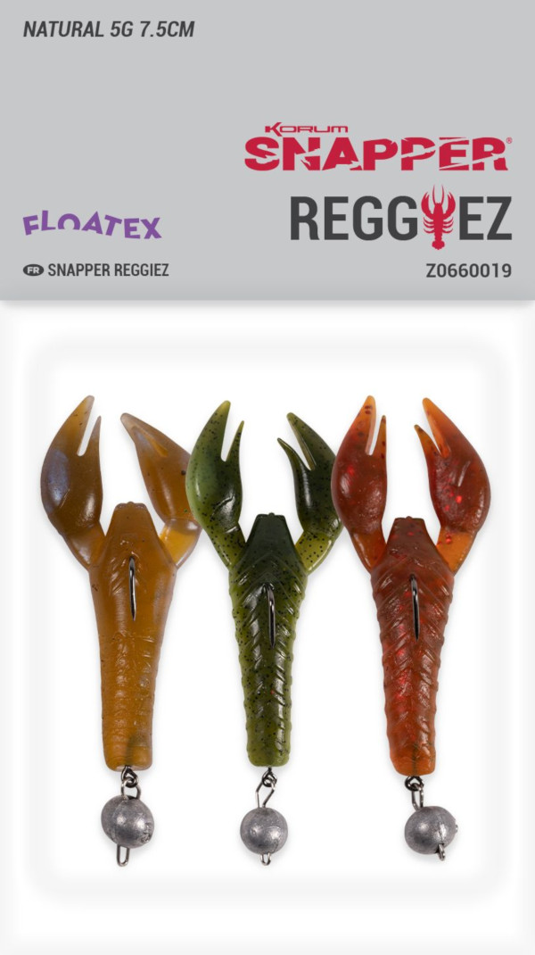 Korum Snapper Floatex Reggiez Set 7,5cm 5gr, 3 piezas - Mutant