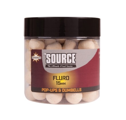 Dynamite Baits The Source White Fluoro Pop-Ups (20 mm)