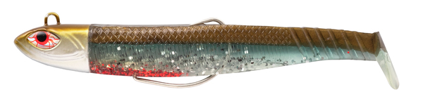 Cinnetic Crafty Candy Shad 10.5cm (25g) (2 pcs) - Bloody Minnow