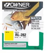Owner RL282 MatchSchle Bajo de Línea para Pez Blanco (10 piezas) (70cm)