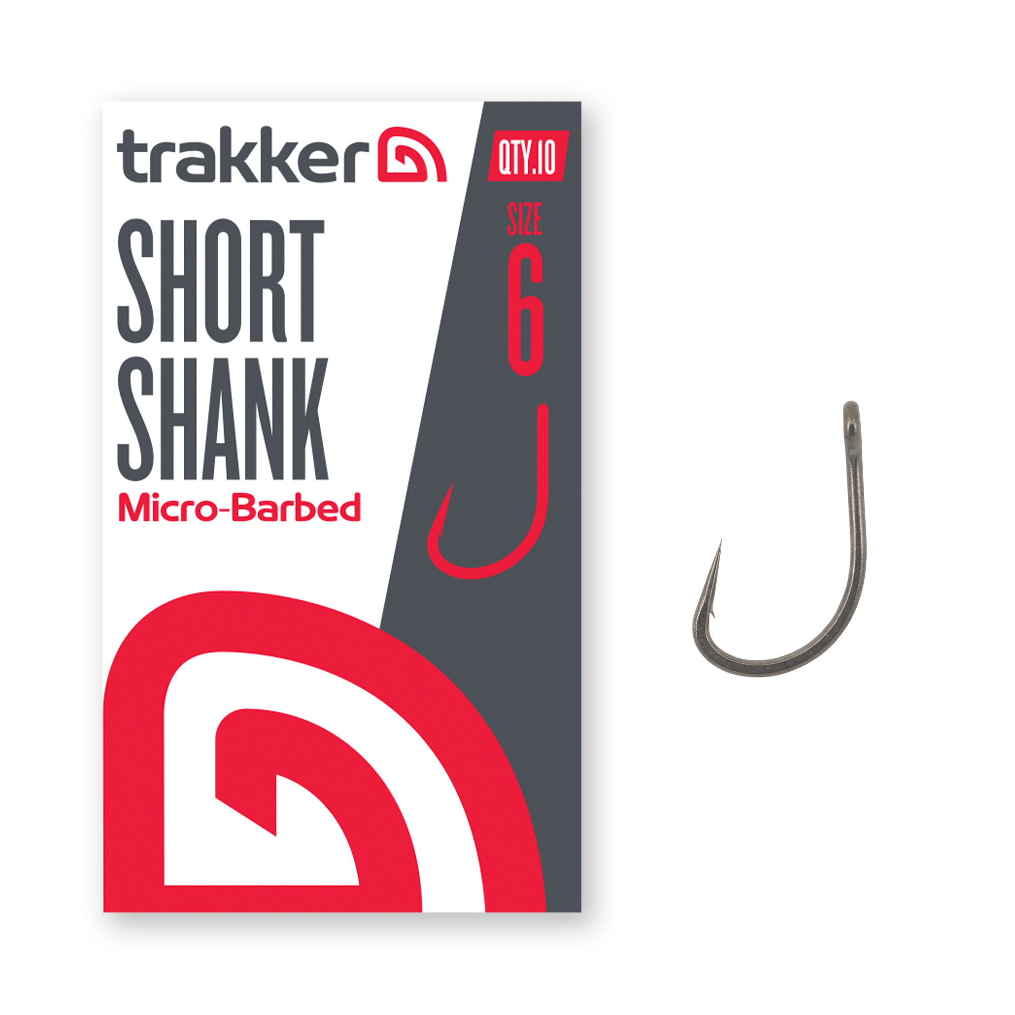 Trakker Short Shank Hooks Micro Barbed (10 piezas)