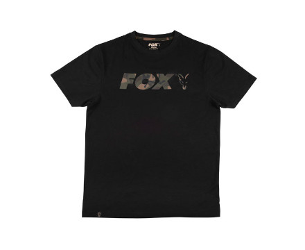 Fox Black  / Camo Raglan Camiseta