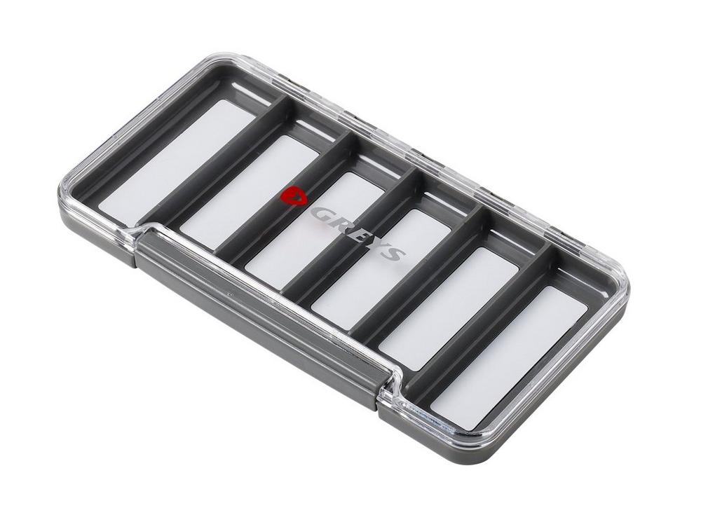 Greys Slim Waterproof Caja de Moscas Tacklebox - 6 Compartimentos