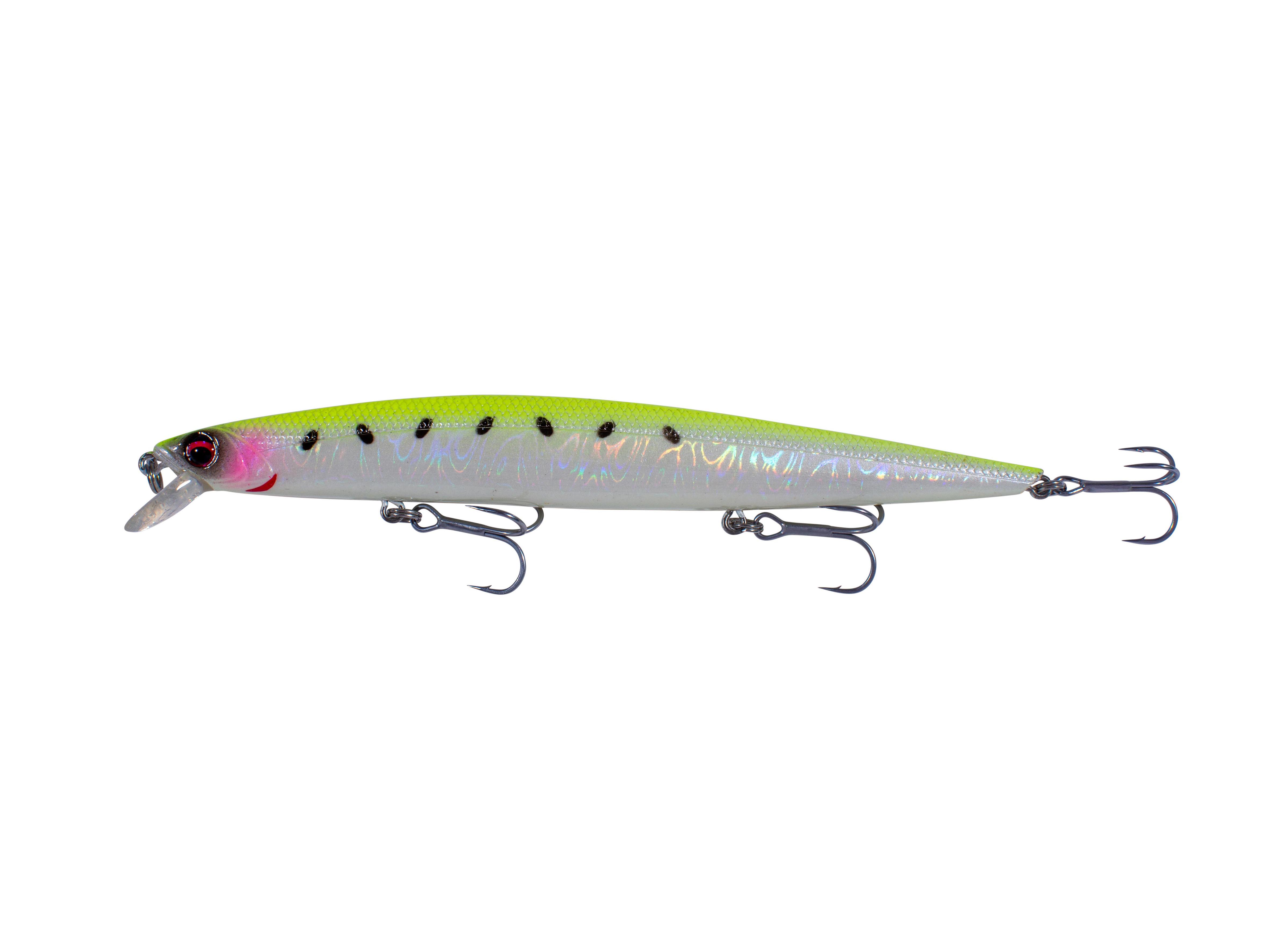 Savage Gear Sea Bass Minnow Señuelo Flotante 14 cm (18,5 g) - Lemon Sardine