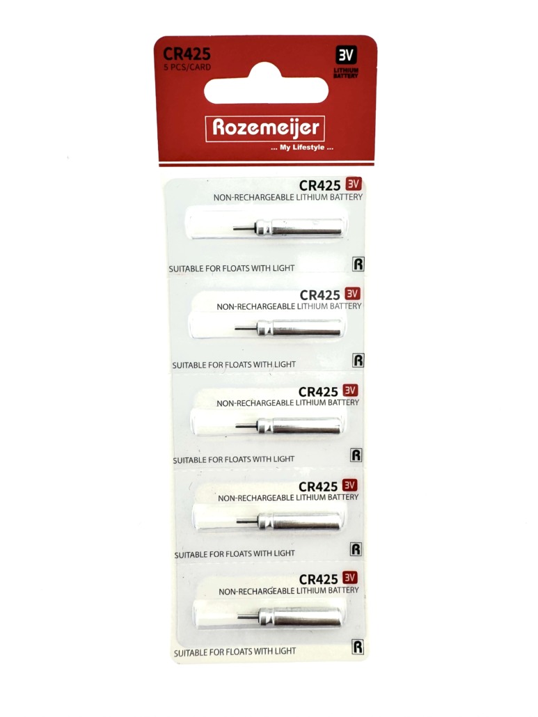 Rozemeijer Paquete de Baterías de Litio CR425 para Flotador (5 pzas.) (no recargables)