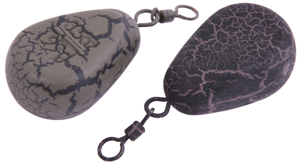 20 x Ultimate Camo Flat Pear Plomo con Swivel