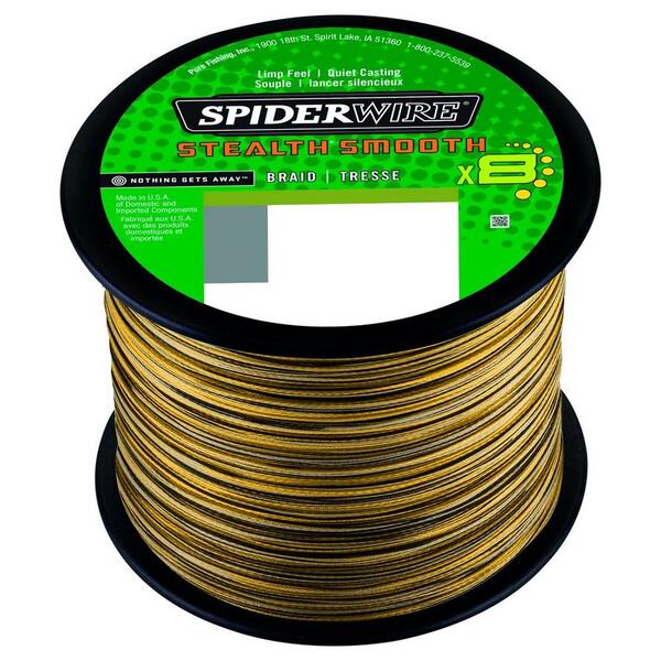 Spiderwire Stealth Smooth 8 Camo Línea Trenzada (2000m)