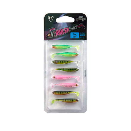 Fox Rage Micro Tiddler Fast UV Mixed Color Pack 8pcs