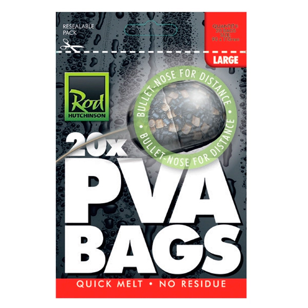 XPR Caja de Aparejos para Carpa llena con equipo de marcas reconocidas - Rod Hutchinson PVA bolsas
