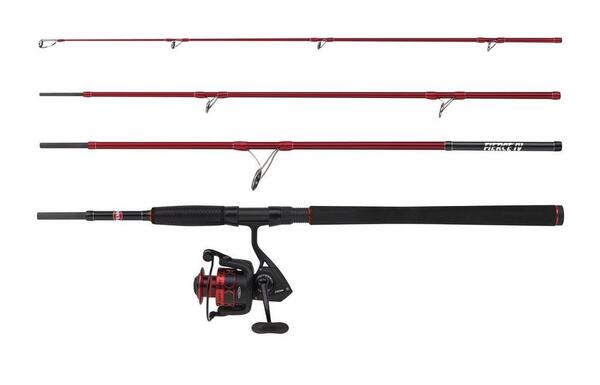 Penn Fierce IV Travel Combo Caña Spinning para Mar (4-partes)