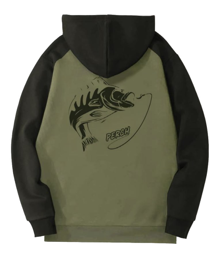 Fladen Hoody Jacket Duo Green Perch Chaqueta de Pesca