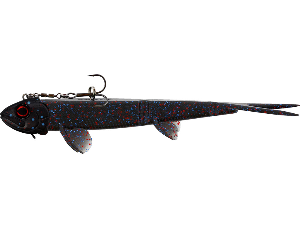 Westin Twinteez Pelagic V-Tail R'N'R Shad 21cm (70g) - Black Mamba