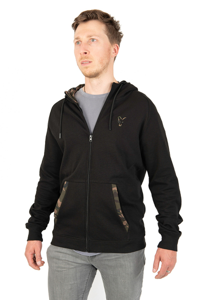 Fox LW Black/Camo Print Sudadera con Cremallera