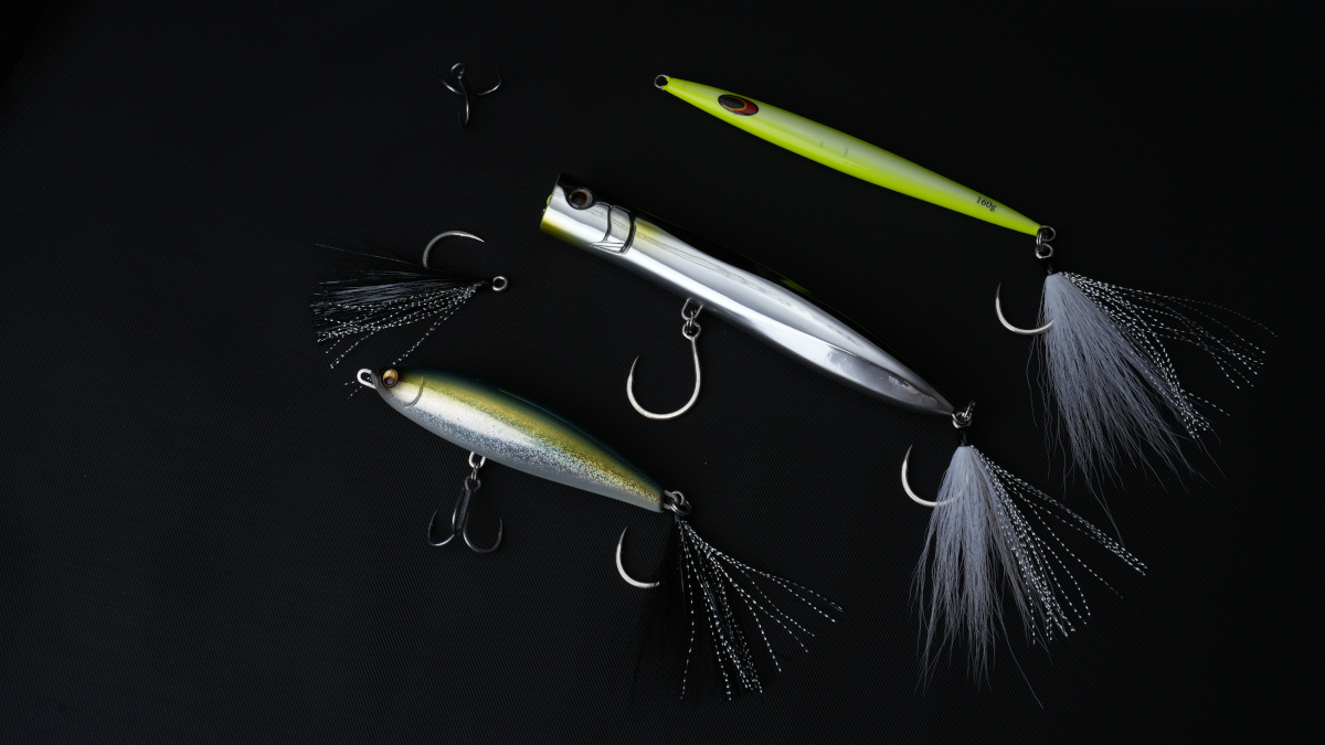 BKK Lone Diablo BT White Bucktail Anzuelo para Mar (2 piezas)